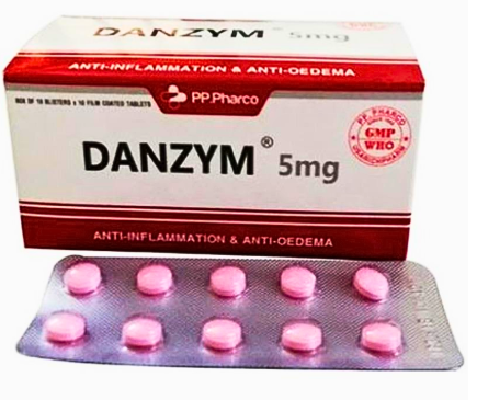 Thực phẩm bảo vệ sức khỏe Danzym 5mg Pp.Pharco